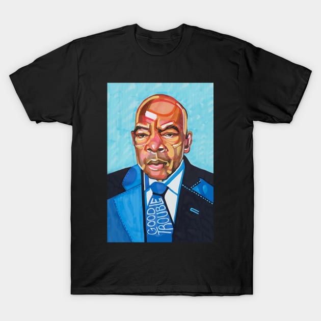 John Lewis T-Shirt by DomoINK